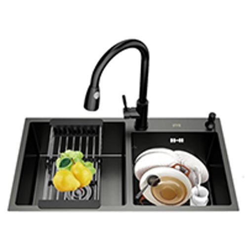 720*400*200 Double Bowl Sink Handmade Stainless Steel Kitchen Sink